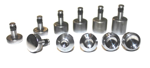 Rivet Squeezer Set - 11 Piece Kit - Includes Flush & Cupped